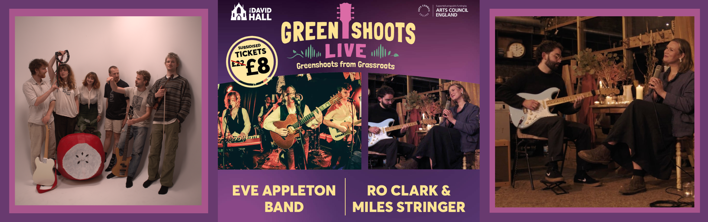 Eve Appleton Band +  Ro Clark & Miles Stringer